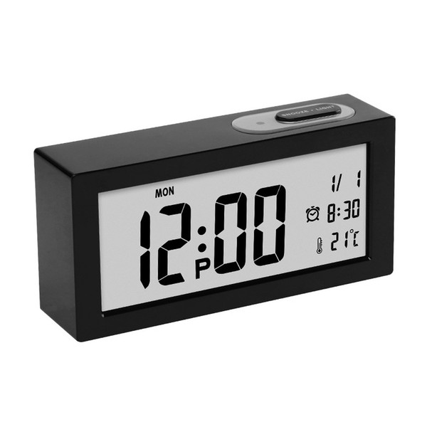 Digital Alarm Clock With Touch Luminous LED Table Watch Desk Clock Flip Nixie Watch Bedside Alarm Clock