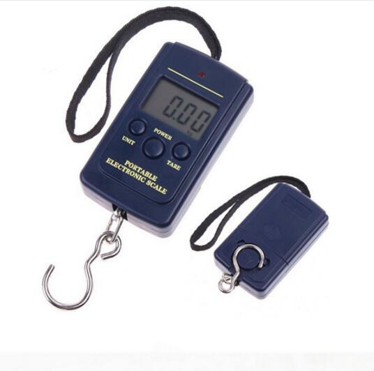 Portable 40kg / 10g Mini Digital Luggage Scale Hand Held LCD Electronic Scale Fishing Pouch Hook Scale