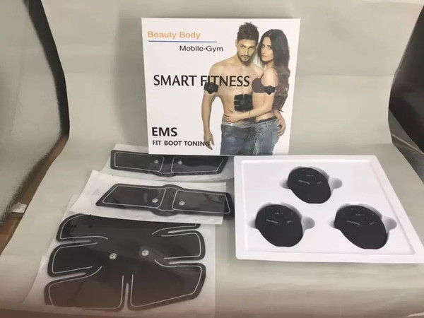 Electric EMS Muscle Stimulator abs Abdominal Muscle Toner Body Fitness Shaping Massage Patch Fast Silimming Trainer Exerciser Unisex