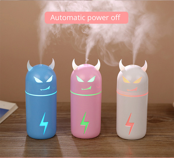 Air Humidifier Magic Cow Style Essential Oil Aroma Diffuser with 7 Changing Led Night Light For Office Car Home Creative gift