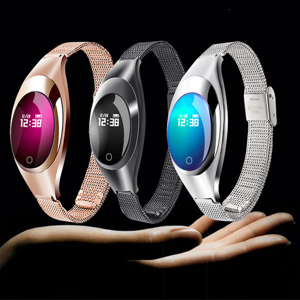 Fashionable intelligent blood pressure and heart rate bracelet health monitoring information pushing sports bracelet