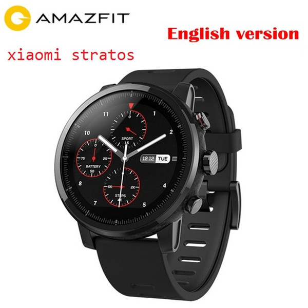 Xiaomi Huami Amazfit 2 Amazfit Stratos Pace 2 Smart Watch Men with GPS Xiaomi Watches PPG Heart Rate Monitor 5ATM Waterproof