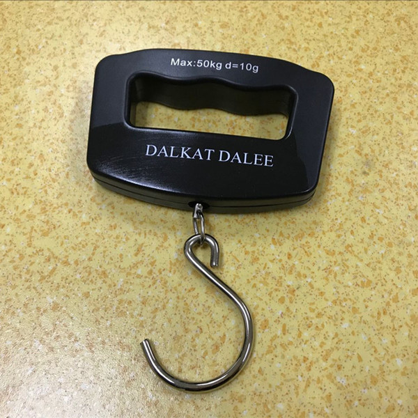 Dalkat Dalee LCD Display Steel Hook 50KG Electronic Hanging Luggage Scales