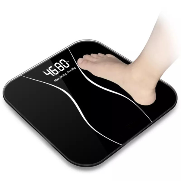 Electronic scales smart household electronic digital Body bariatric LCD display Division value 180kg=400lb/0.1kg