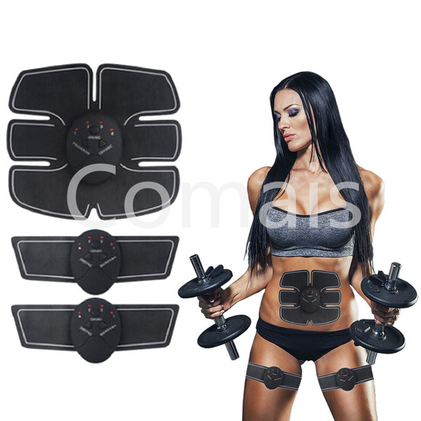 Six Pack ABS Abdominal Trainer Smart Fitness EMS Mobile Gym Muscle Toner Fit Boot Toning Belt Abdomen/Arm/Leg Training Device Free Shipping