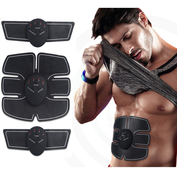 EMS Wireless Muscle Stimulator Smart Fitness Abdominal Training Device Electric Weight Loss Stickers Body Slimming Belt Unisex