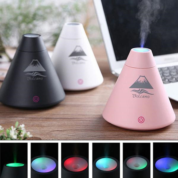 Volcano Humidifier Aromatherapy Diffusers Aroma Diffuser Atomizer Mist Maker Fogger Essential Oil Diffuser USB Air Humidifier