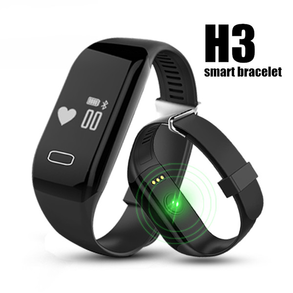 H3 Smartband Heart Rate Monitore Smart Wristband Bracelet Health Wrist Watch Call Alarm Vibrating for xiomi Android&ios phone