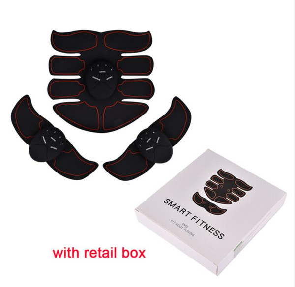 EMS Abdominal Muscle Training Stimulator Device Wireless Belt Gym Professional Body Slimming Massager Home Fitness Beauty Gear