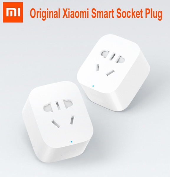 Original Xiaomi Smart Socket Plug WiFi Wireless Remote Socket Adaptor Power on and off with phone