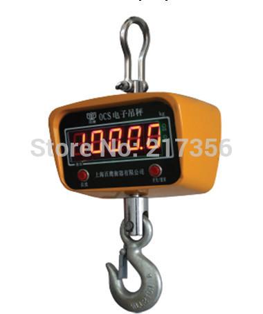 Wholesale-Electronic Crane Scale 1T 1000KG industrial Digital Crane Scale hook hanging scale