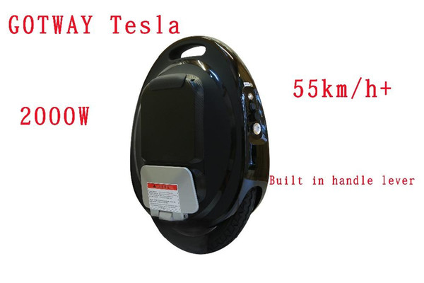 GOTWAY Tesla 16inch Electric unicycle Balance car single one wheel scooter 2000W motor 1020WH,life 60-80km,speed 55km/h+