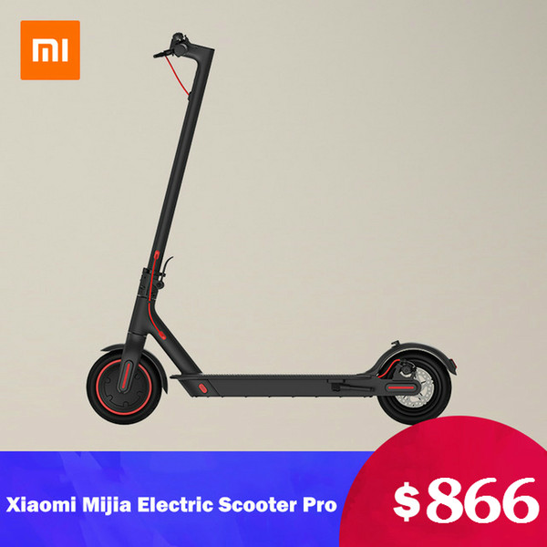 Original New Products Xiaomi Mijia Electric Scooter Pro With Lights 300 W Motor max. Load 100 kg 45 KM mileage double brake system FedEx