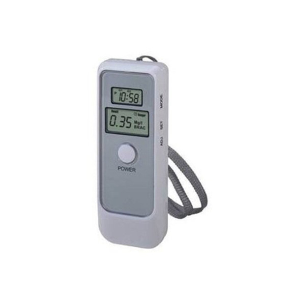 50pcs Digital Alcohol Breath Tester Pocket Detector Test Alcohol Hydrometer Analyzer Breathalyzer with 2 LCD Clock