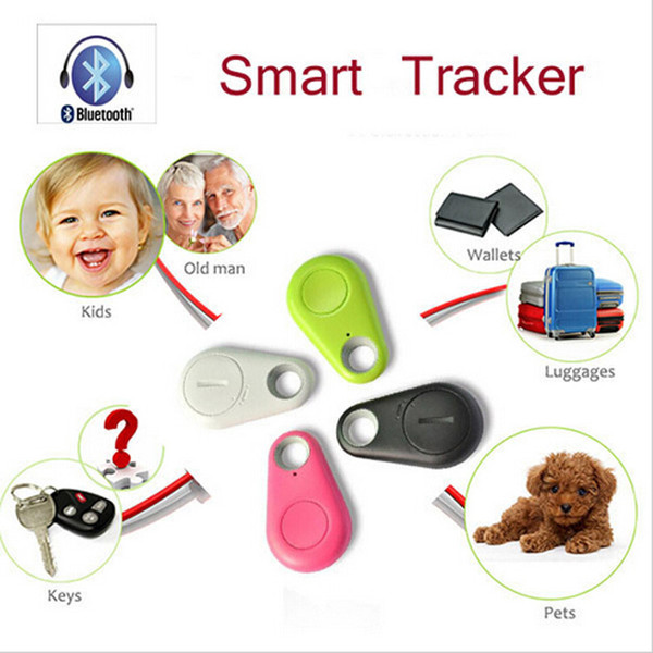 100pcs mini bluetooth gps tracker for car smart key lost smart finder itag anti lost alarm tracker with android