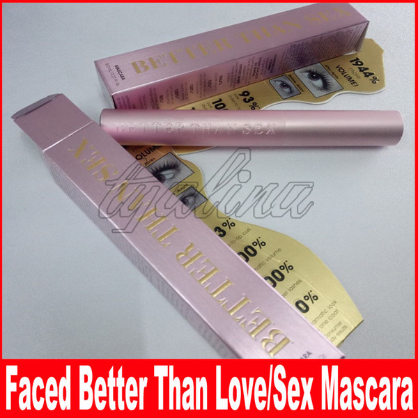 Newest Faced Pink Better Than Love Mascara Black Full Size 8 ml 0.27 oz Better Than Sex Mascara Thick Waterproof