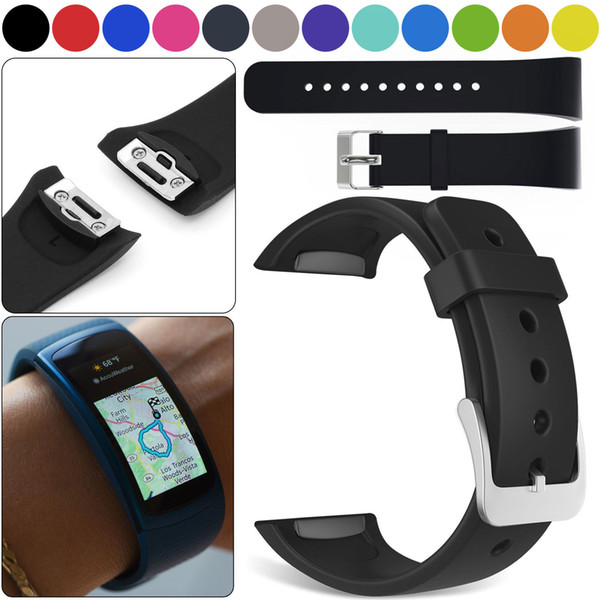 For Samsung Gear Fit 2 SM-R360 Silicone Replacement Wristwatch Band Strap