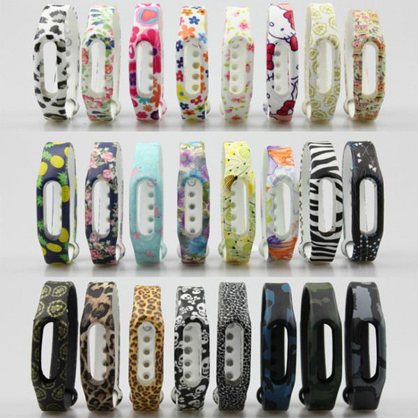 2017 New 1pc Colorful Silicone Wrist Band Bracelet Wrist Strap Replacement For Xiaomi Miband Mi band 1 & 1S Smart Band 15 colors