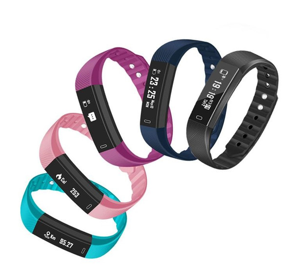 ID115 F0 bluetooth smart bracelet fitness tracker step counter activity monitoring wristband alarm clock vibration wristband is suitable for