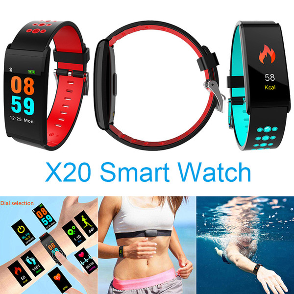 Teamyo X20 Smart Watches Blood Pressure Oxygen Heart Rate Monitor Waterproof Alarm Clock Bluetooth sports Wristband watches