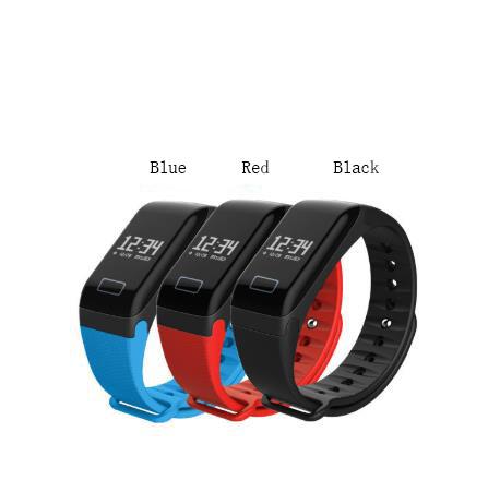 2019 Dynamic Heart Rate f1 Smartband Fitness Tracker Step Counter Smart Watch Band Vibration Wristband for ios android