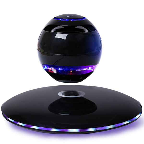 Portable Levitating Bluetooth Speakers Wireless Soundbar Subwoofer Speakers with Colorful Lights 360 Degree Rotation With Mic