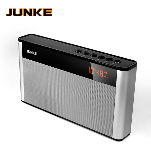 JUNKE HiFi Stereo Bluetooth Speaker Portable Wireless Super Bass Dual Sound Box With Mic TF FM Radio Aux Inout USB TF P2 Colum