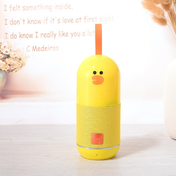 Mini Cute Portable Bluetooth Speaker TG502 Cute Cartoon Portable FM TF Card AUX BT4.2