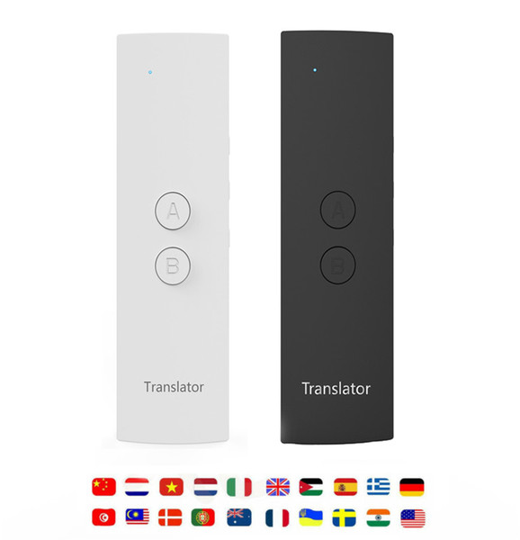 Portable T6 Smart Voice Translator Two-Way Real Time Multi-Language Translation For Learning Travelling Business Meeting Epacket free