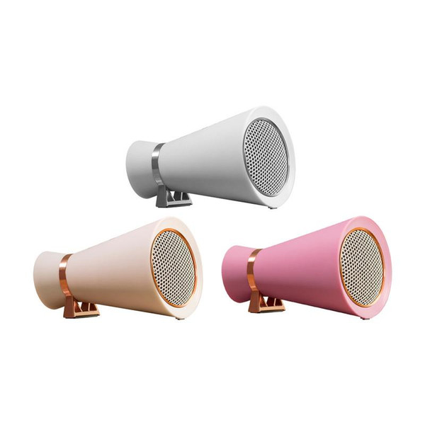 New Mini Bluetooth Speaker Car Mounted Player Stereo Portable Surround Vintage Horn Shaped Speakers Gift For Phone