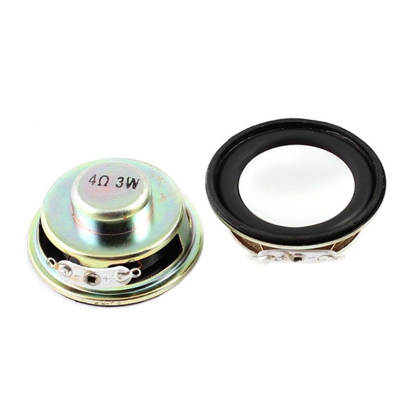 TTKK 4 ohms 3 W metal round magnet speaker 2 pcs