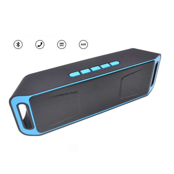 Bluetooth Speaker Wireless Portable Stereo Sound Deep Bass 6W System MP3 Music Audio AUX With Mic For Android iphone Pc