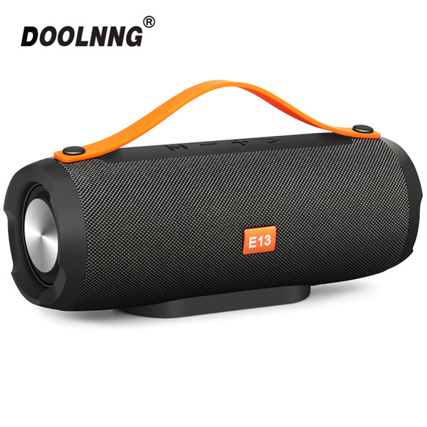 DOOLNNG Wireless Bluetooth Speaker Portable Stereo Big Power 10W Outdoor Speakers TF FM Radio AUX Music Sound bar For Phones PC