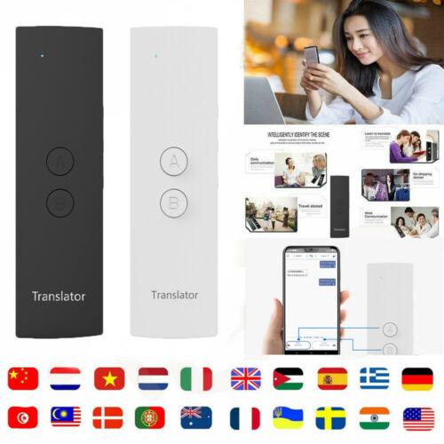 New Smart Voice Speech Translator T6 Two-Way Real Time 30 Multi-Language Translation For Learning Travelling Business Meeting