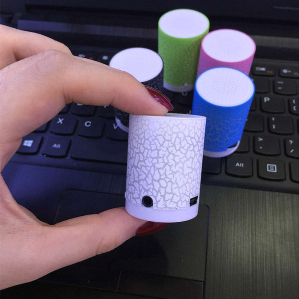 Portable Mini Wireless Speaker Smart LED Music Stereo Luminous Speakers With TF Card Slot LCC77