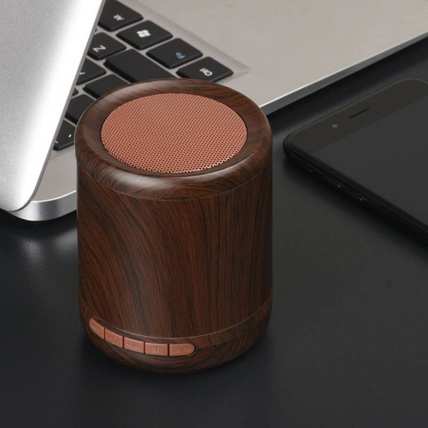 EDAL Mini Classic Wooden Bluetooth Speaker Outdoor Wireless Stereo Music Box Support TF AUX Parlante altavoz for Phone