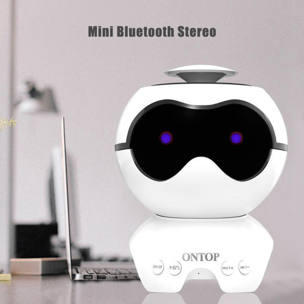 Q8 Cartoon Space Dog Mini Bluetooth 4.2 Wireless Speaker Stereo Music Player Support TF Card U Disk AUX Built-in Battery Video