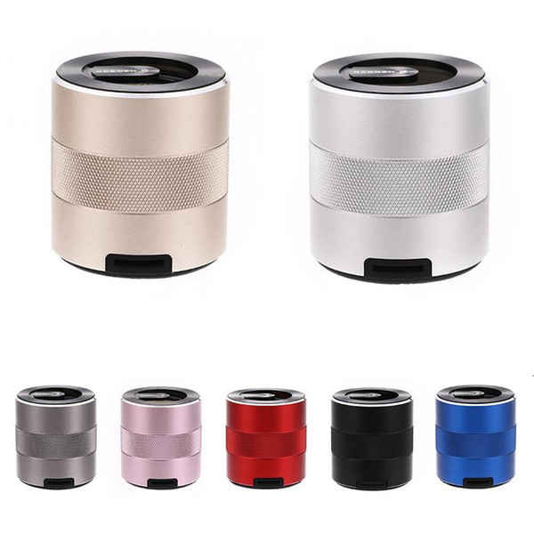 New Mini Portable Bluetooth Speaker Stereo Sound Artillery Aluminum Alloy Louder Volume Sound Mini Portable Music Player Gift