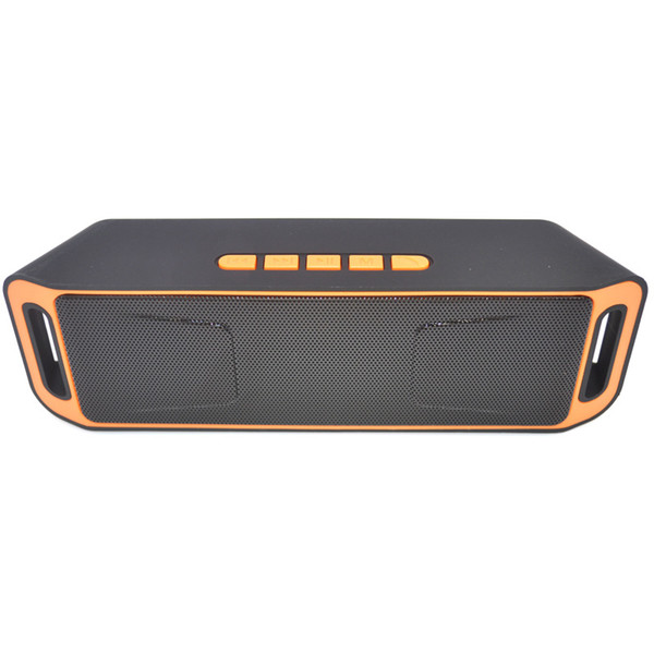 Portable Bluetooth 4.0 Wireless Speaker TF USB FM Radio Dual Bass Sound Subwoofer Speakers LCC77