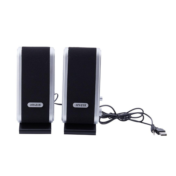 NEW 120W USB Power Desktop Computer Notebook Audio Speaker 3.5mm Earphone Jack