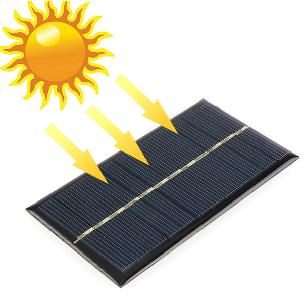 5pcs/lot Solar Panel Portable Mini 6V 1W Sunpower DIY Module Panel System For Solar Lamp Battery Toys Phone Charger 110*60mm