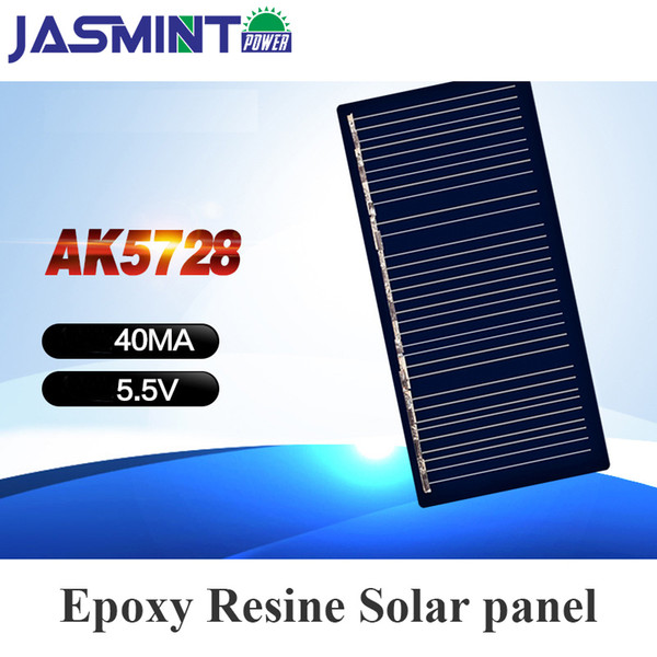 57*28mm 40mA 5.5V Mini Solar Panels Solar Cells For DIY Scientific Experiment for lamp light charge bank