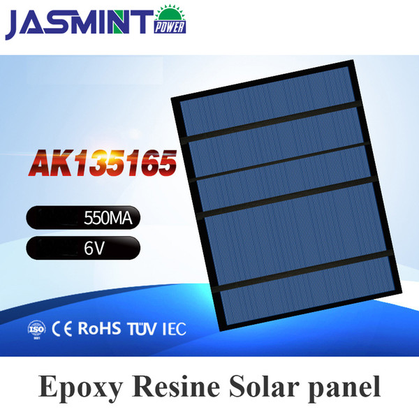 135*165mm 550mA 6V 3W Portable Painel Solar Charger Panels China polycrystalline Silicon DIY USB Powerbank Panneau Solaire