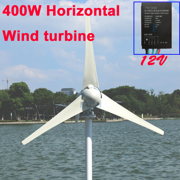 NEW arrival 400w wind turbine/generator 12v/24v for home use with free controller 12V24V AUTO