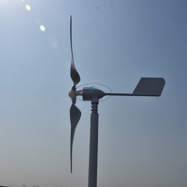 hot selling 600w MAX POWER 800W horizontal wind turbine generator 12v 24v AC/DC out put with wind charge controller