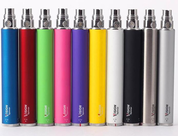 Vision Spinner Ego c twist electronic cigarette ego-c twist battery 650/900/1100/1300 mah Variable Voltage 3.3-4.8V DHL