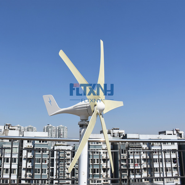 NEW arrival ! 500W 12v/24v wind turbine wind fans 5 blades for wind solar hybrid system