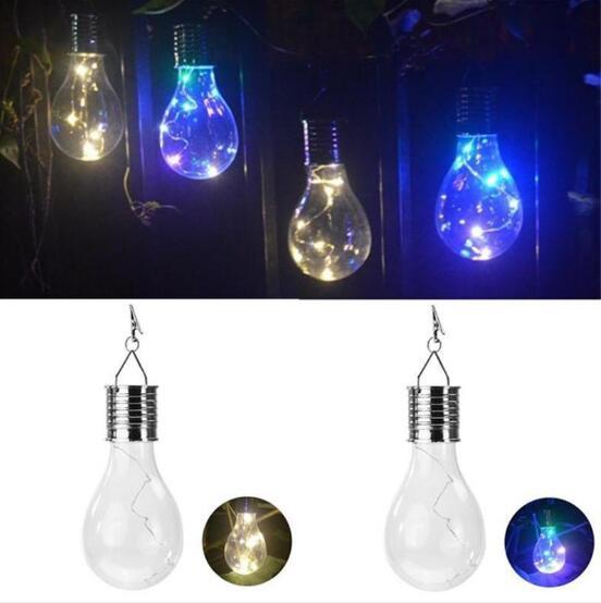 Decoration Creative Fashion Home Solar Lamps Solar Bulb Hanging Lamps Wholesale Solar Garden Lights Can Hang