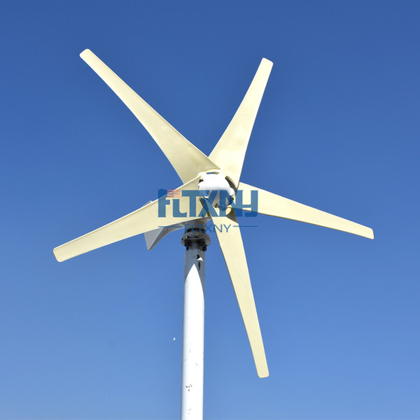 HOT selling! 400W 12V/24V wind turbine with 3 or 5 blade horizontal axis, factory direct!