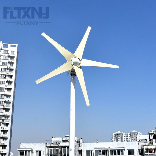 Selling 400W 24V 5 blades low start up speed horizontal residential wind mill turbine generator low price factory high good cheaper